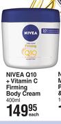 Nivea Q10+ Vitamin C Firming Body Cream-400ml