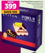 Titan Pixel 8 Retro Console 2 In 1