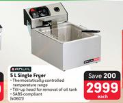 Anvil Single Fryer-5Ltr Each