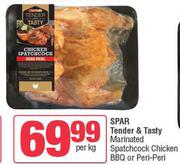 Spar Tender & Tasty Marinated Spatchcock Chicken BBQ Or Peri Peri-Per Kg
