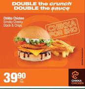 Chikka Chicken Smoky Cheeky Stack & Chips-Per Meal