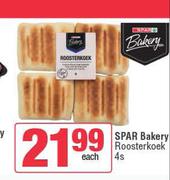 Spar Bakery Roosterkoek-4s Each