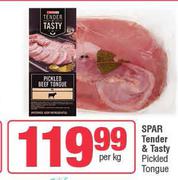 Spar Tender & Tasty Pickled Tongue-Per Kg