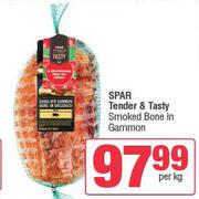 Spar Tender & Tasty Smoked Bone In Gammon-Per Kg