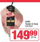 Spar Tender & Tasty Salt Beef-Per Kg