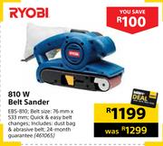Builders belt shop sander