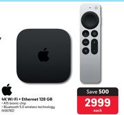 Apple 4K Wi-Fi + Ethernet 128GB 456782