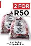 Red Onion Thriftpacks-For 2 x 1Kg