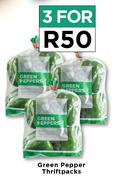 Green Pepper Thriftpacks-For 3