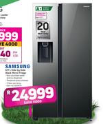 Samsung 617L Side By Side Black Mirror Fridge