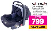 Safeway Orbit Infant Seat Group 0+, 0-13Kg