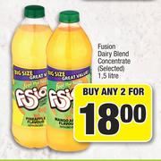Fusion Dairy Blend Concentrate (Selected)-For Any 2 x 1.5Ltr