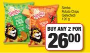 Simba Potato Chips (Selected)-For Any 2 x 120g