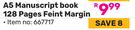 Pen+ Gear A5 Manuscript Book 128 Pages (Feint Margin) 667717