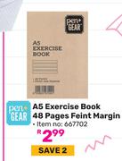 Pen+ Gear A5 Exercise Book 48 Pages (Feint Margin) 667702