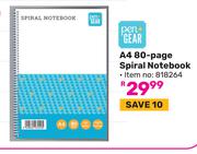 Pen+ Gear A4 80-Page Spiral Notebook