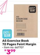 Pen+ Gear A5 Exercise Book 72 Pages (Feint Margin) 667707