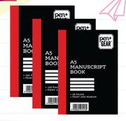 Pen+ Gear A5 Manuscript Book 192 Pages (Feint Margin) 667721