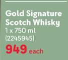 Chivas Regal Gold Signature Scotch Whisky-750ml Each