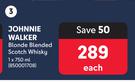 Johnnie Walker Blonde Blended Scotch Whisky-750ml Each