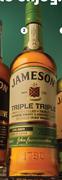 Jameson Triple Triple Irish Whisky-750ml Each