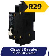 Circuit Breaker 10/15/20/25 Amp