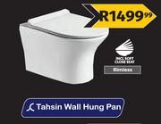Tahsin Wall Hung Pan Rimless