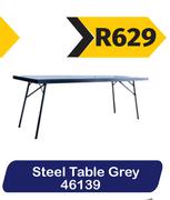 Steel Table Grey 46139