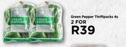 Green Pepper Thriftpacks-For 2 x 4s