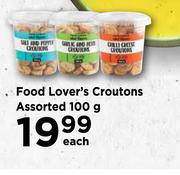 Food Lover's Croutons Assorted-100g Each