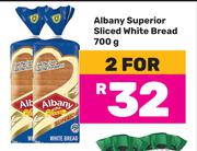 Albany Superior Sliced White Bread-For 2 x 700g