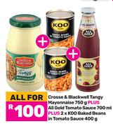 Crosse & Blackwell Tangy Mayonnaise 750g For All