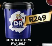 DR 20L Contractors PVA Paint