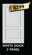 White Door 2 Panel