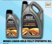 Midas Liquid Gold Fully Synthetic Oil 5W-30 (MI5W30-1)-1Ltr
