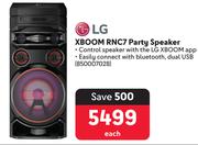 LG Xboom RNC7 Party Speaker