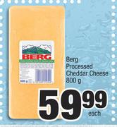 Berg Processed Cheddar Cheese-800g Each