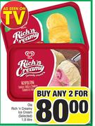 Ola Rich n Creamy Ice Cream (Selected)-For Any 2 x 1.8L