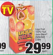 Liqui Fruit 100% Fruit Juice Blend(Selected)-2L Each