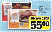 Spar Butcher's Best Bacon(Selected)-For Any 2 x 200g