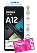 Samsung Galaxy A12 4G Smartphone-On 1GB Red Top Up Core More Data (36 Month)