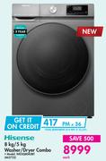 Hisense 8KG / 5KG Washer / Dryer Combo - WD3Q804BT