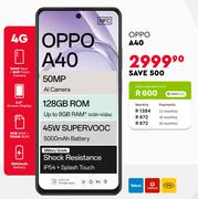 Oppo A40 4G Smartphone