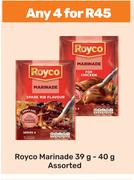 Royco Marinade Assorted-For Any 4 x 39g-40g