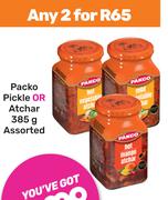 Packo Pickle Or Atchar Assorted-For Any 2 x 385g