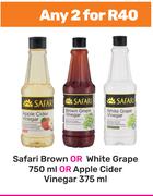 Safari Brown Or White Grape 750ml Or Aplle Cider Vinegar 375ml-For Any 2