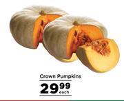 Crown Pumpkins-Each