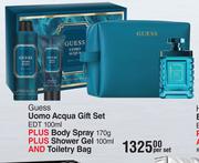 Guess Uomo Acqua Gift Set EDT-100ml Per Set