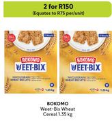 Bokomo Weet Bix Wheat Cereal-For 2 x 1.35Kg