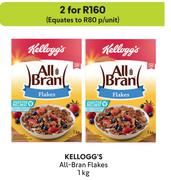 Kellogg's All Bran Flakes-For 2 x 1Kg